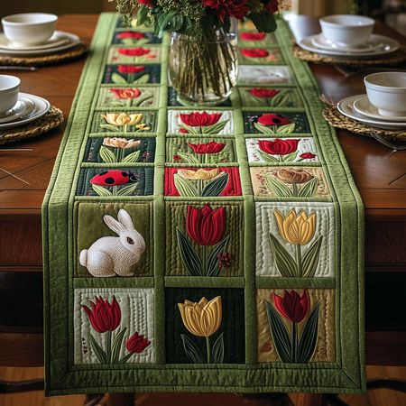 Petal Grace Quilted Table Runner GFTOTP16178