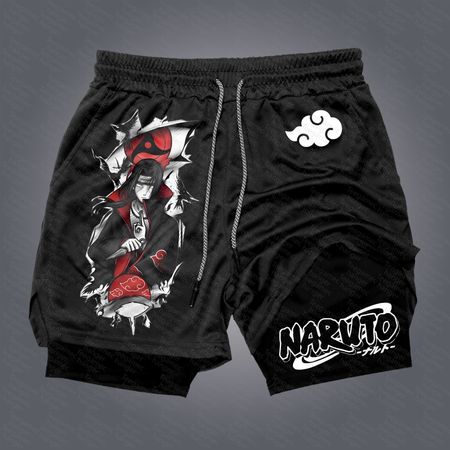 Unisex Casual Anime Streetwear Gym Shorts.Na