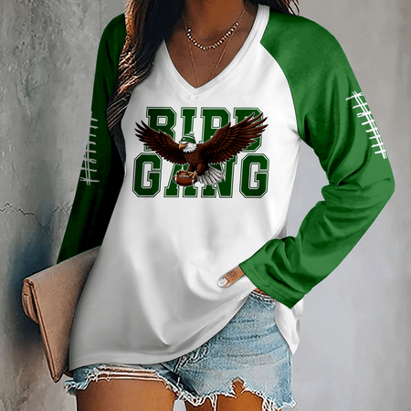 Women's Print V-Neck T-Shirt