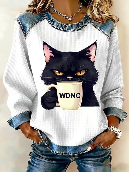 Women's  Retro Funny Proud Member Of Club We Do Not Care Menopause Perimenopause Print  Sweatshirt