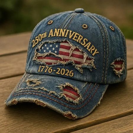 US 250th Anniversary Printed Casual Hat