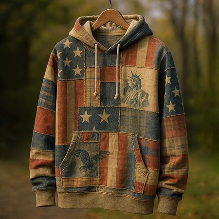 250th Anniversary Patchwork Art Print Hoodie