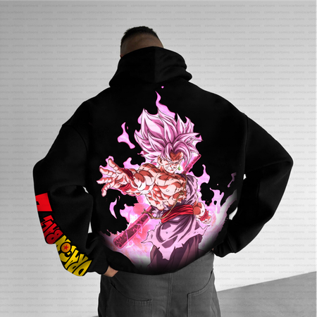 Unisex Anime Inspired Vintage Plush Hoodie