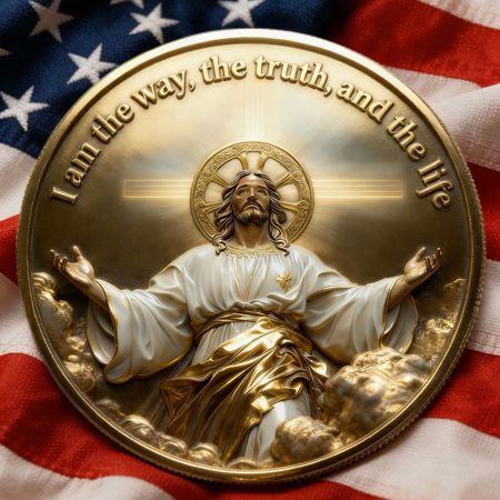 ✝️ “In God We Trust” 250th Anniversary Christian Commemorative Coin 🇺🇸🪙