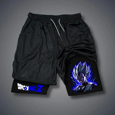 Vegeta Unisex Casual Anime Streetwear Shorts