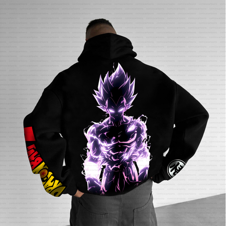 Unisex Anime Inspired Vintage Plush Hoodie