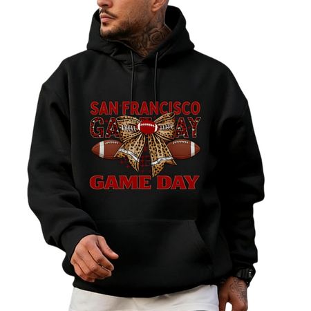 Casual cotton pullover with drawstring hood and zipper closure