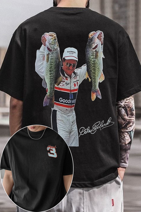 Dale Earnhardt Bass Fishing Tee