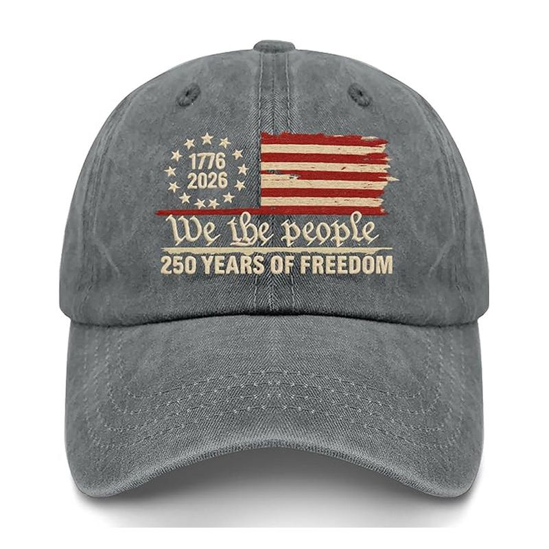 Us 250th Anniversary 250 Years Freedoms 1776 2026 Baseball Hats Funny