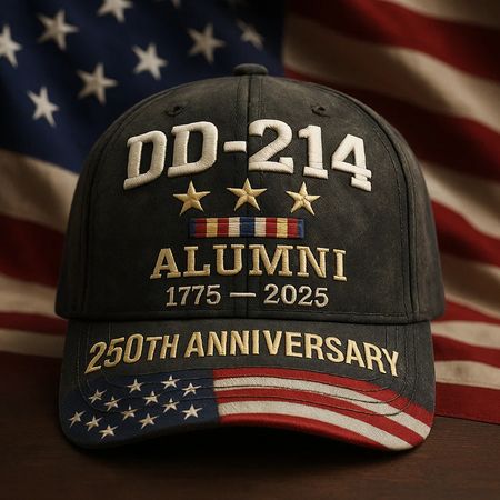 DD-214 250th Anniversary Art Print Hat