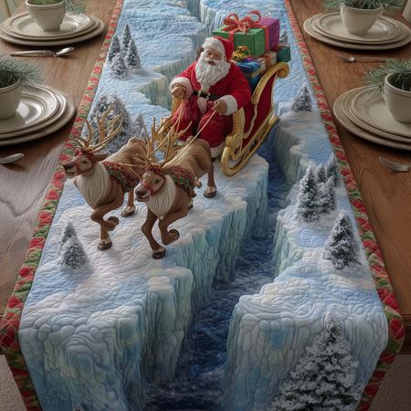 Glacier Rift Quilted Table Runner GFTOTG2298