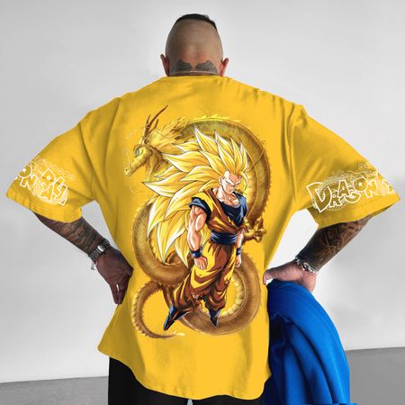 Goku Unisex Anime Inspired Vintage T-Shirt.DT