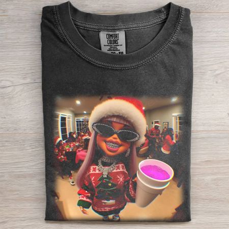CHRISTMAS FASHION BRATZ PRINT T-SHIRT