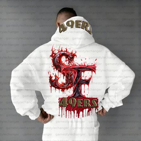 Unisex &amp;amp;amp;amp;quot;San Francisco 49ers&amp;amp;amp;amp;quot; Graphic Streetwear Vintage Plush Hoodie