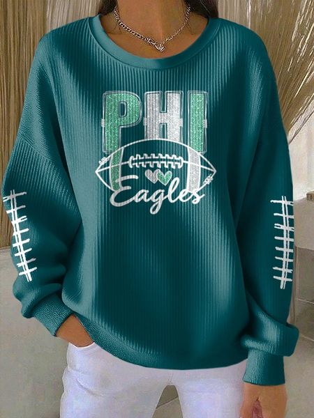 Women's Printed Casual Knit Top