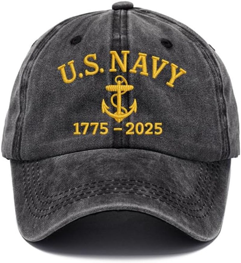 USA 250th Anniversary Hat, Adjustable 250th Anniversary Printed Patriotic Baseball Caps, Tribute Retro Washed Hat