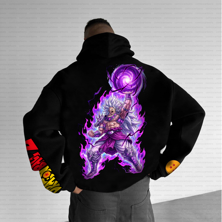 Unisex Anime Inspired Vintage Plush Hoodie