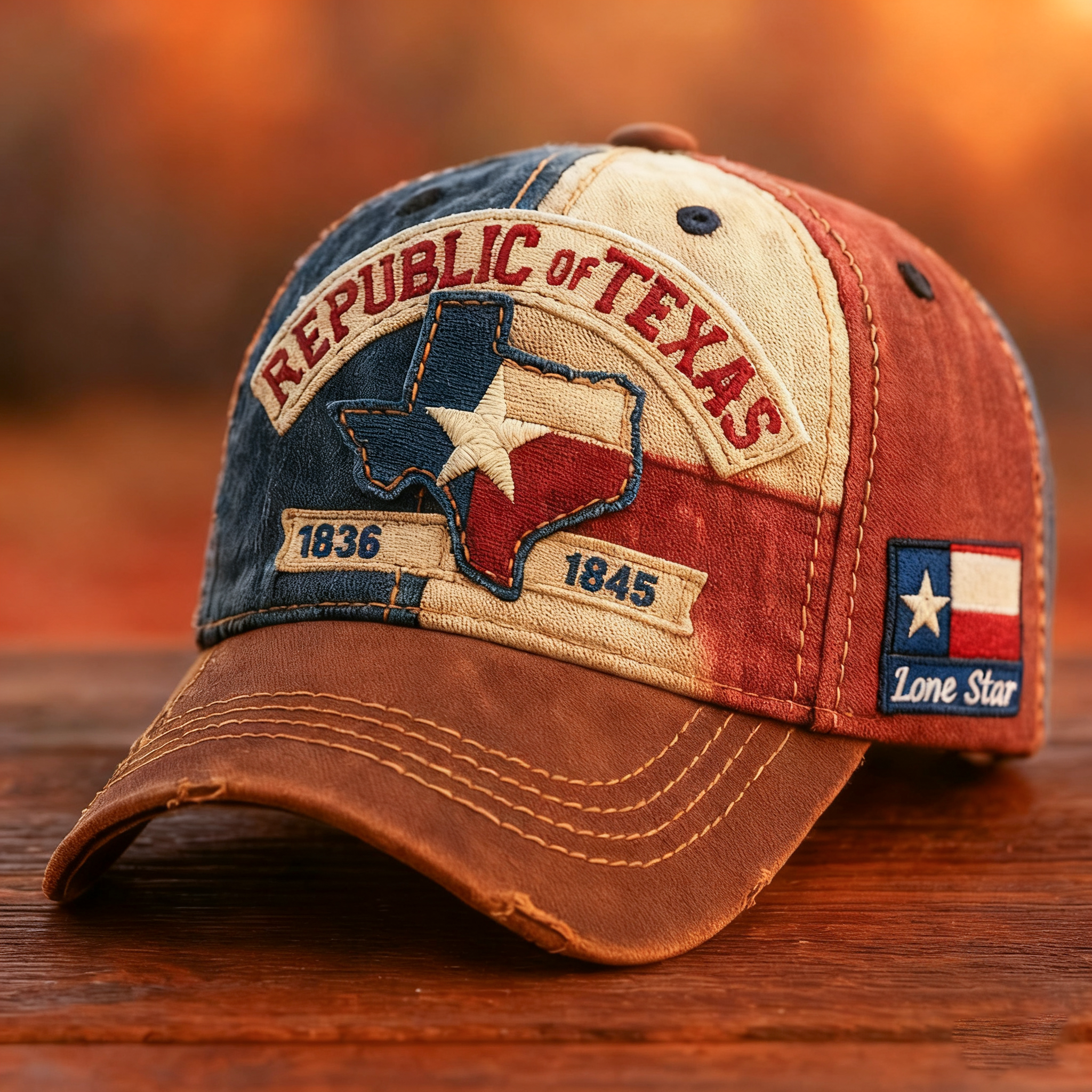 🔥LAST DAY 48% OFF -🤩"Lone Star Legacy" Texas Republic Cap