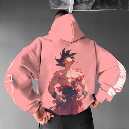 GokuUnisex “Dragonball” Anime Graphic Streetwear Vintage Hoodie