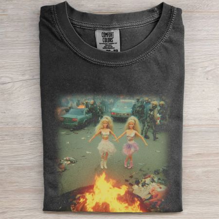 WAR TWO BARBIE TEE