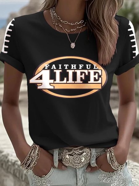 Women's Football Print Casual Shirt