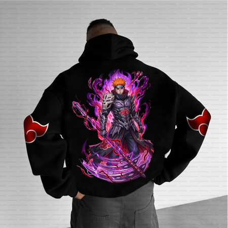 Unisex Anime Inspired Vintage Plush Hoodie