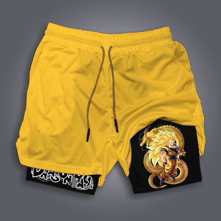 Goku Unisex Casual Anime Streetwear Shorts