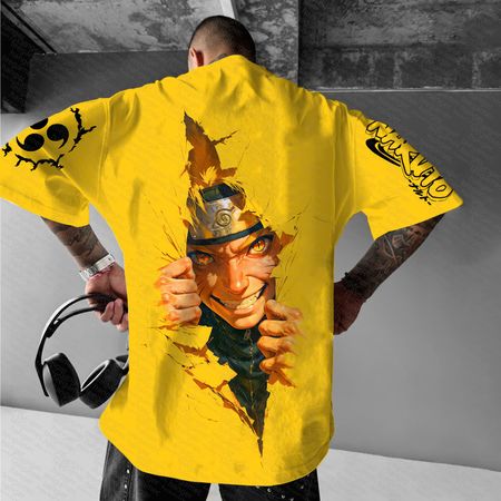 Unisex Anime Inspired Vintage T-Shirt.Na