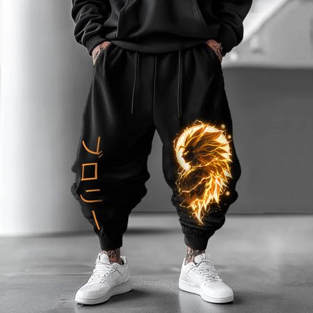 Goku Unisex Casual Anime Streetwear Pants丨Dragon Ball