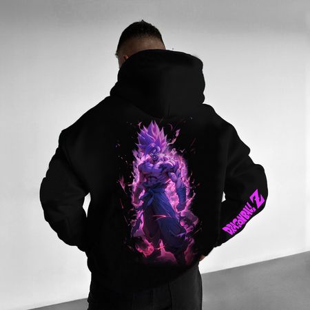 Goku Unisex Anime Graphic Streetwear Vintage Hoodie
