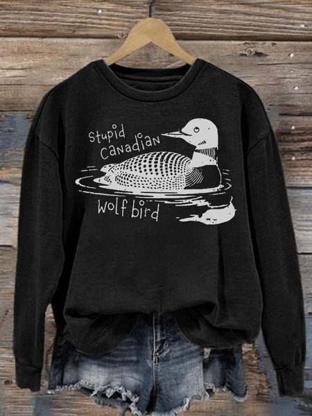 Women's  Hockey Romance  Print  Sweatshirt