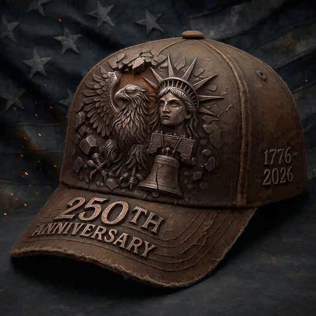 US 250th Anniversary Printed Casual Hat