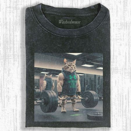 GYM CAT T-SHIRT