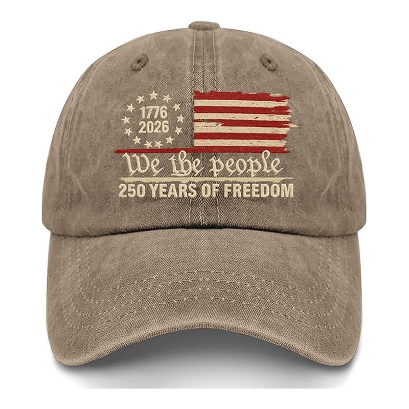 Us 250th Anniversary 250 Years Freedoms 1776 2026 Baseball Hats Funny