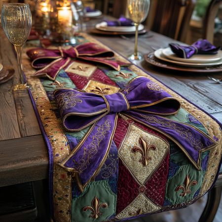 Carnival Glow Quilted Table Runner GFTOMA8552