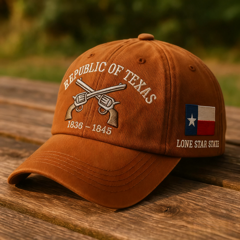 🔥Only a Few Left -Republic of Texas Independence Cap