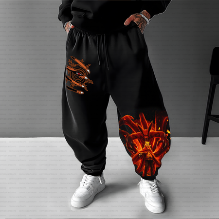 Unisex Casual Anime Streetwear Pant