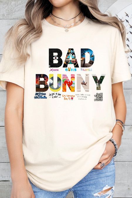 Bad Bunny Album DTMF Merch Tee For Women