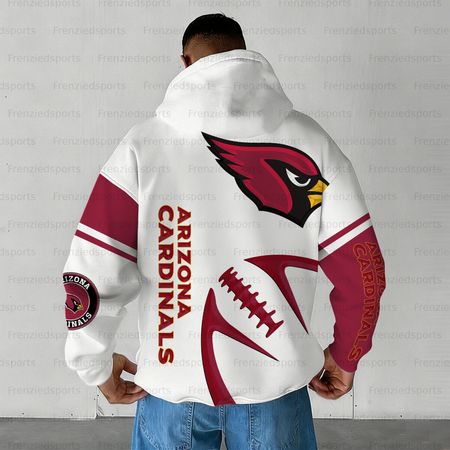 Unisex &amp;amp;amp;amp;quot;Arizona Cardinals&amp;amp;amp;amp;quot; Graphic Streetwear Vintage Plush Hoodie