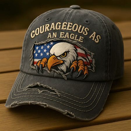 US Vintage 250th Anniversary Printed Casual Hat