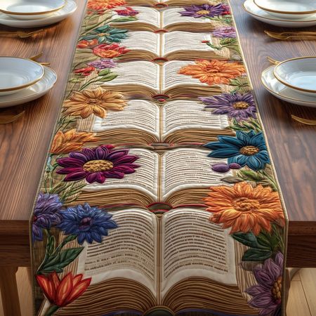 The Floral Chapter Quilted Table Runner GFTOTG2681