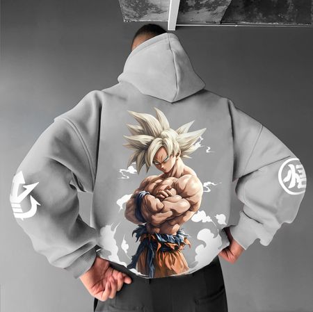 Goku Unisex Anime Graphic Streetwear Vintage Hoodie丨Dragon Ball