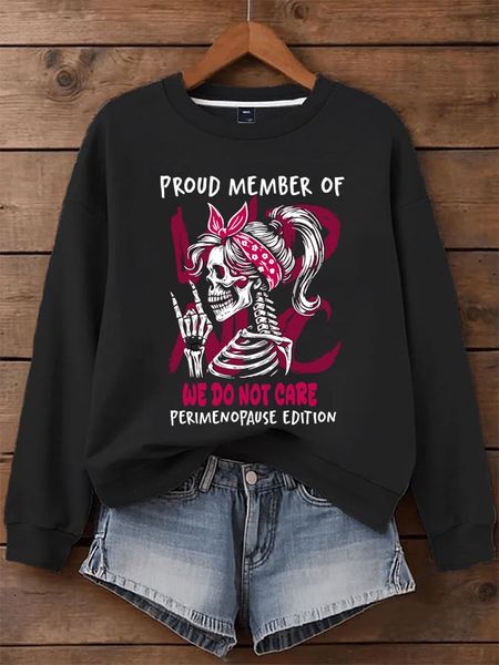Women's  WDNC Menopause And Perimenopause Print Sweatshirt