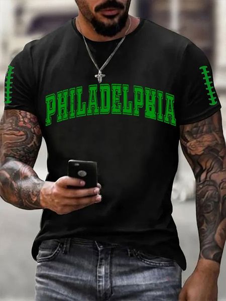 Men's Football  Casual Tee