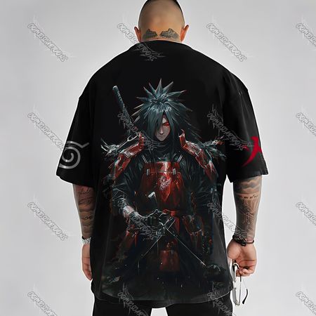 (Naruto)Unisex Anime Inspired Vintage T-Shirt