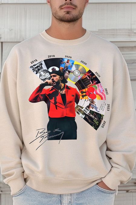 Bad Bunny World Tour Album Sweatshirt For Men