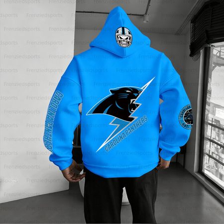 Unisex &amp;amp;amp;amp;quot;Carolina Panthers &amp;amp;amp;amp;quot; Graphic Streetwear Vintage Plush Hoodie