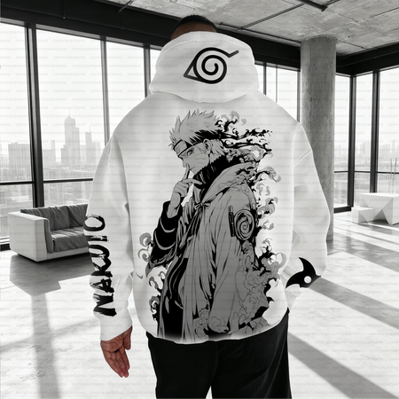 Unisex Anime Inspired Vintage Plush Hoodie