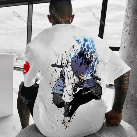 (Naruto)Unisex Anime Inspired Vintage T-Shirt