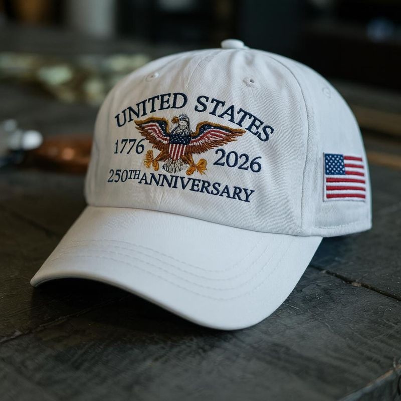 250th Anniversary Embroidered Baseball Us Tribute Retro Cap Anniversary Gift Gift For Dad